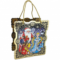 Под. Коробка Дед Мороз и Снегурка (П1000С4036)